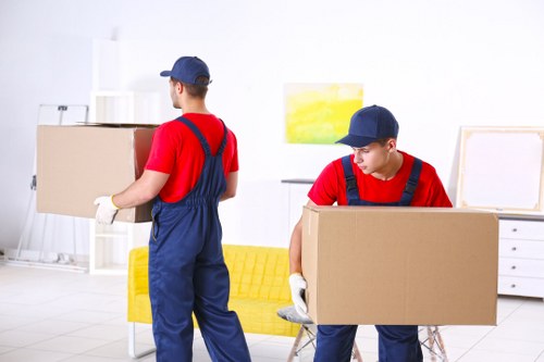 Commercial moving team supporting a business relocation in Hornchurch