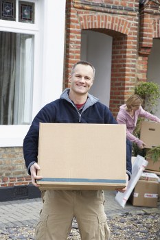 Planning a home move in Hornchurch with boxes and checklist