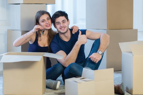 Professional removal team handling a house move in Hornchurch