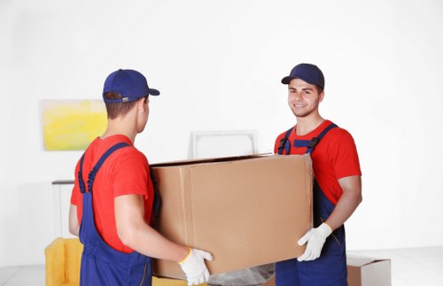Professional furniture removals team handling a move in Hornchurch
