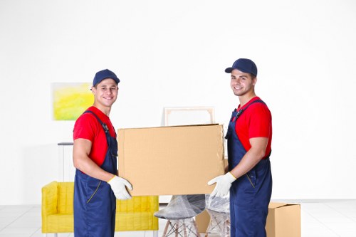 Removal team helping with a home move in Hornchurch