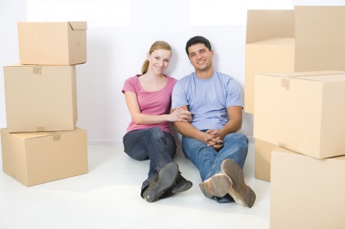 Hornchurch moving service preparing items for delivery