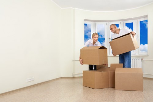 Same day removals team loading furniture in Hornchurch