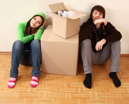 Packing office equipment carefully for a Hornchurch business move