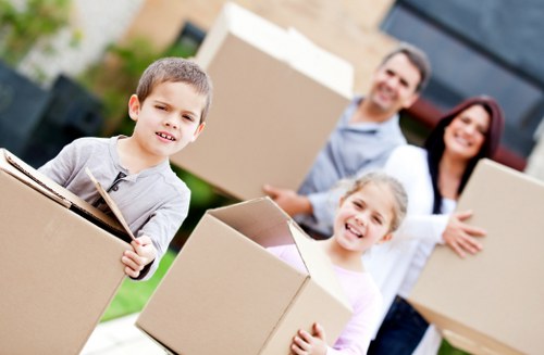Careful loading of items for a Hornchurch van move