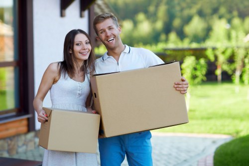 Hornchurch commercial removals team handling office and stock relocation