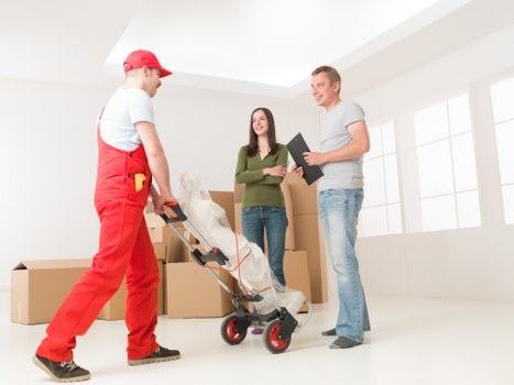 Charity donation and re-use of furniture during a Hornchurch clearance