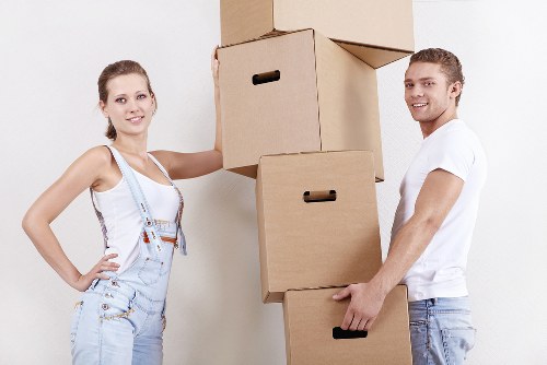 Hornchurch removal van loading furniture for transport