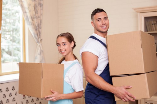Local waste transfer and recycling process for Hornchurch van removals