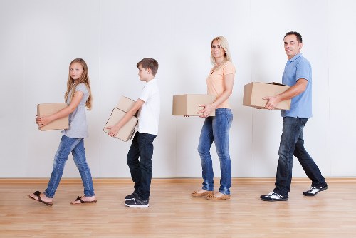 Hornchurch furniture removal team loading bulky items
