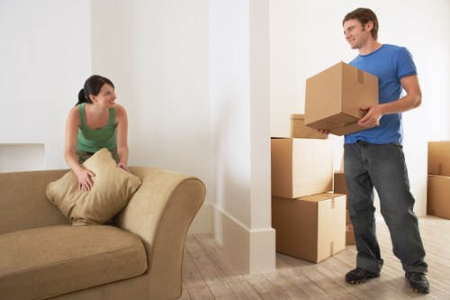 Removal van loaded for a local move in Hornchurch